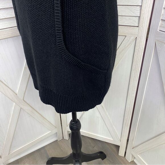 INC International Concepts Split Cowl Neck Tunic Sweater Black PL Short Sleeve - Picture 6 of 10